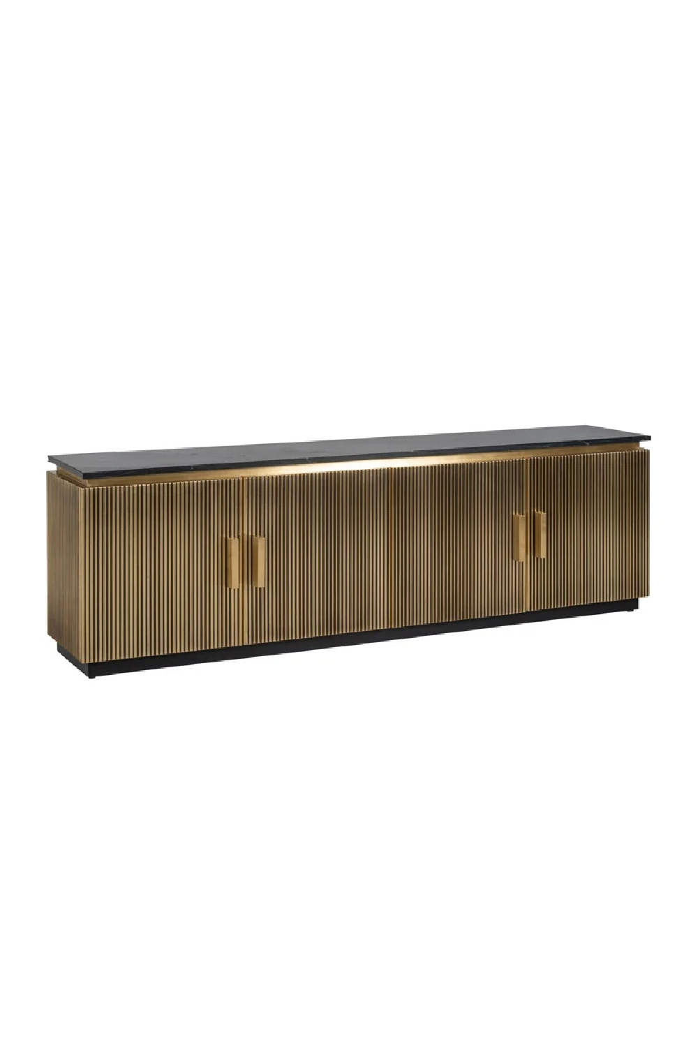   Gold 4-Door TV Unit | Oroa.com