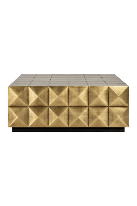   Gold Faceted Coffee Table | Oroa.com
