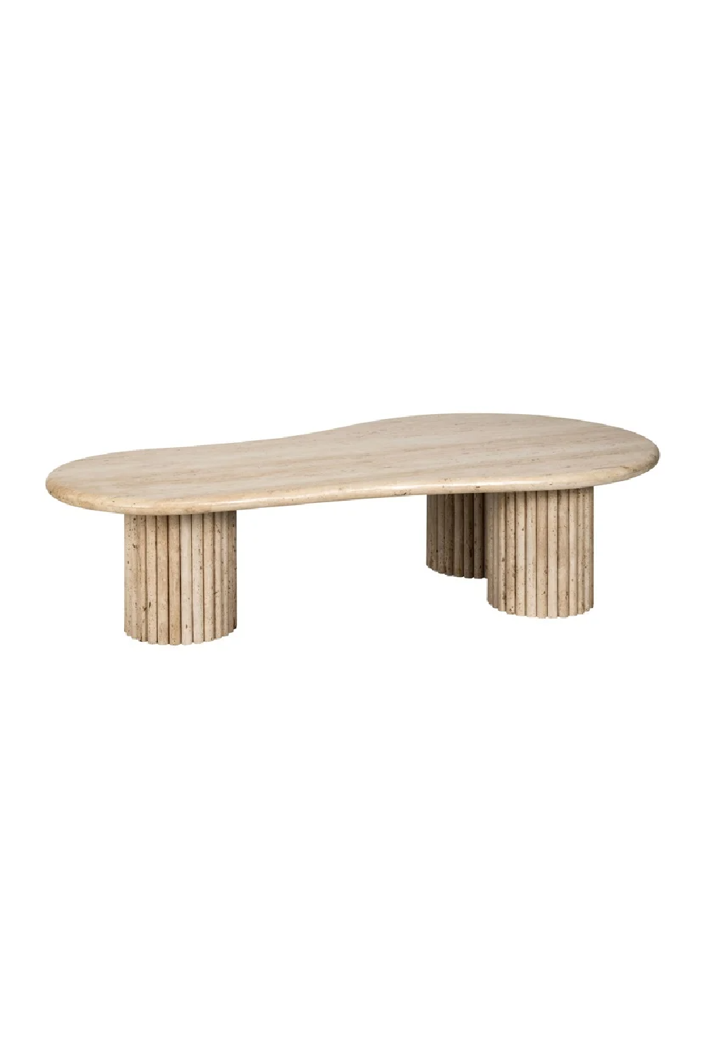   Travertine Organic Coffee Table | Oroa.com