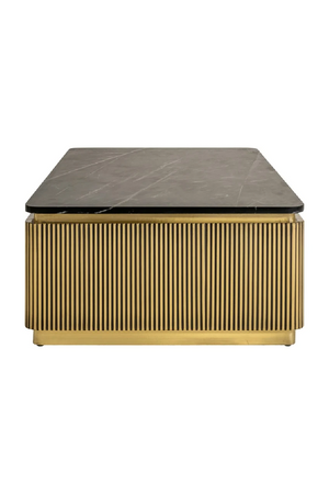   Gold Rectangular Coffee Table | Oroa.com