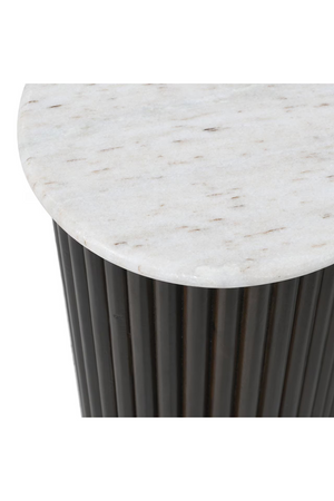   Ribbed Wood Organic Coffee Tables (2) | Oroa.com