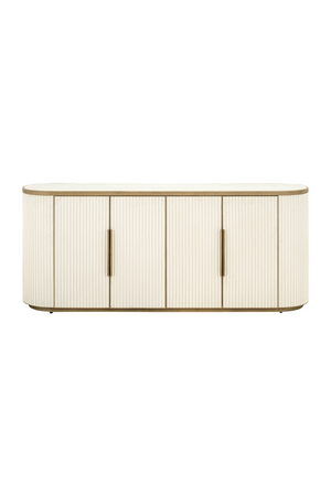   White Ceramic 4-Door Sideboard | Oroa.com