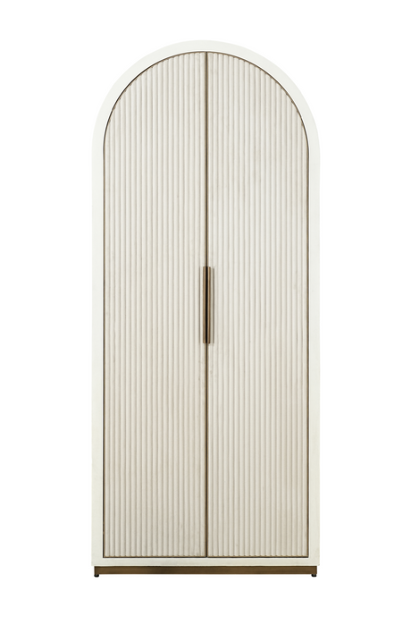 White Arched 2-Door Cabinet | Richmond Interiors Tivoli | Oroa.com