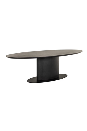   Brown Wooden Oval Dining Table | Oroa.com