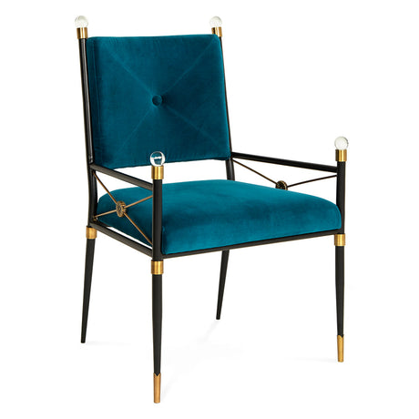 Velvet Accent Armchair | Jonathan Adler Rider | Oroa.com