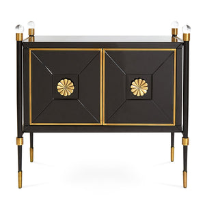 Brass Accent 2-Door Cabinet | Jonathan Adler Rider | Oroa.com