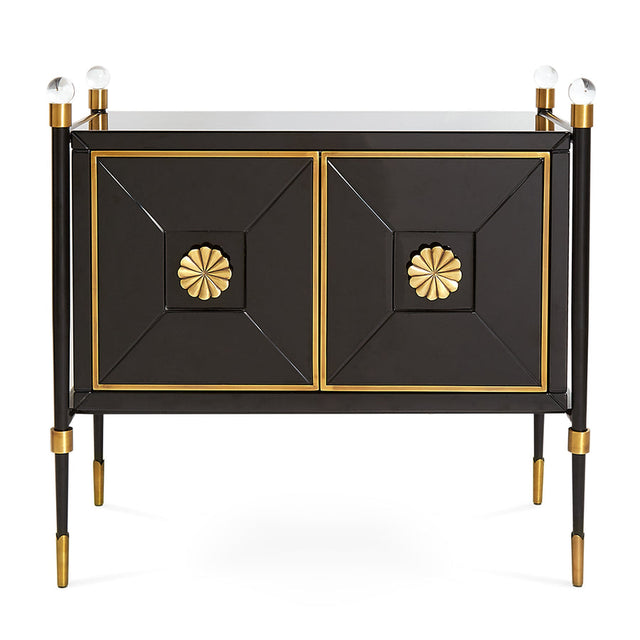Brass Accent 2-Door Cabinet | Jonathan Adler Rider | Oroa.com