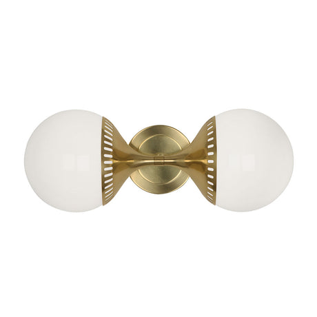 Double White Glass Wall Lamp | Jonathan Adler Rio | Oroa.com