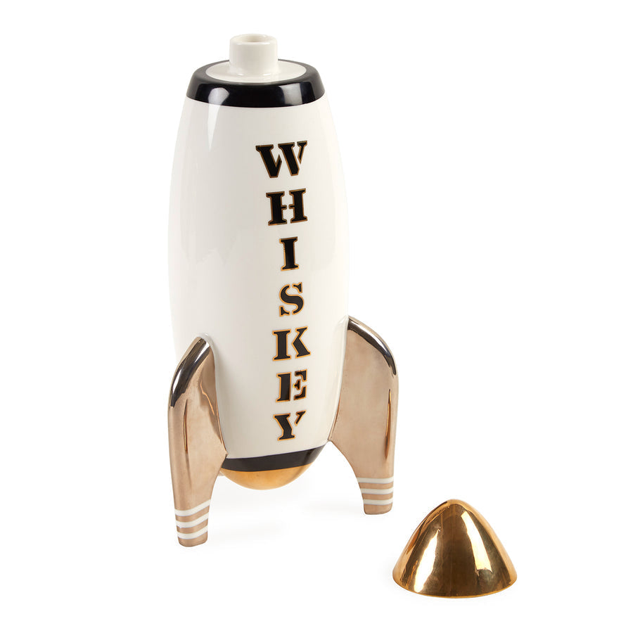 Glossy Porcelain Whiskey Decanter | Jonathan Adler Rocket | Oroa.com