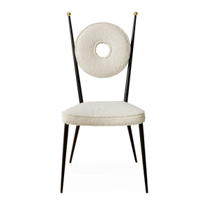 Round Back Cushion Dining Chair | Jonathan Adler Rondo | Oroa.com