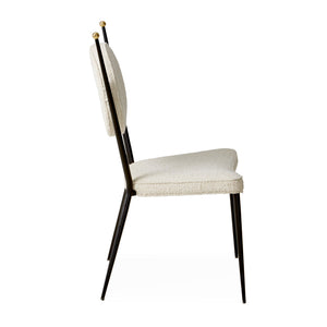 Round Back Cushion Dining Chair | Jonathan Adler Rondo | Oroa.com