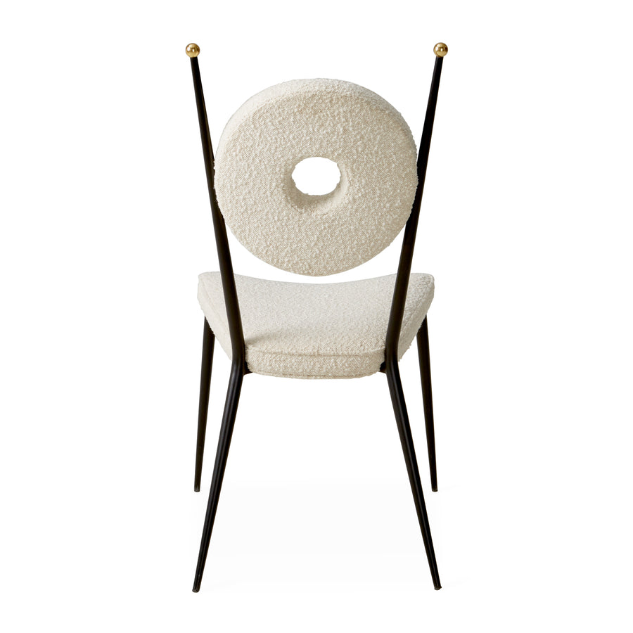 Round Back Cushion Dining Chair | Jonathan Adler Rondo | Oroa.com