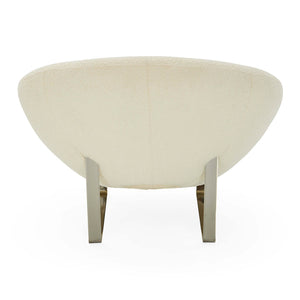 Round Bouclé Lounge Chair | Jonathan Adler Saturn | Oroa.com