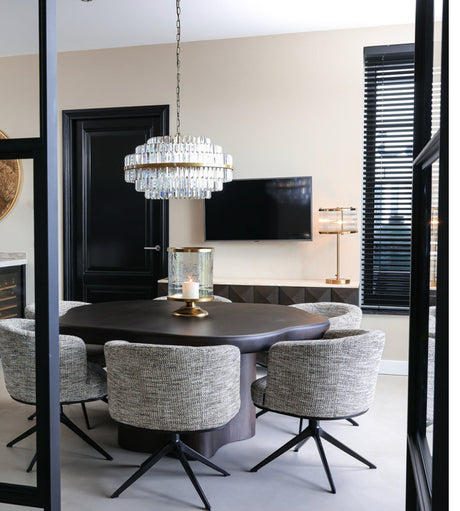 Brown Acacia Organic Dining Table | Richmond Interiors Sherman | Oroa.com