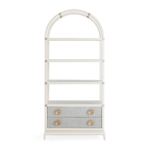 Arched Mahogany Shelf Cabinet | Jonathan Adler Siam | Oroa.com
