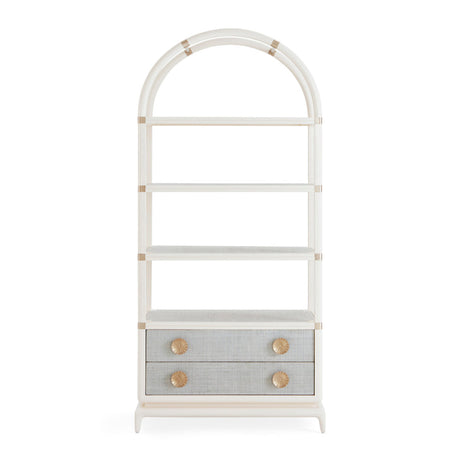 Arched Mahogany Shelf Cabinet | Jonathan Adler Siam | Oroa.com