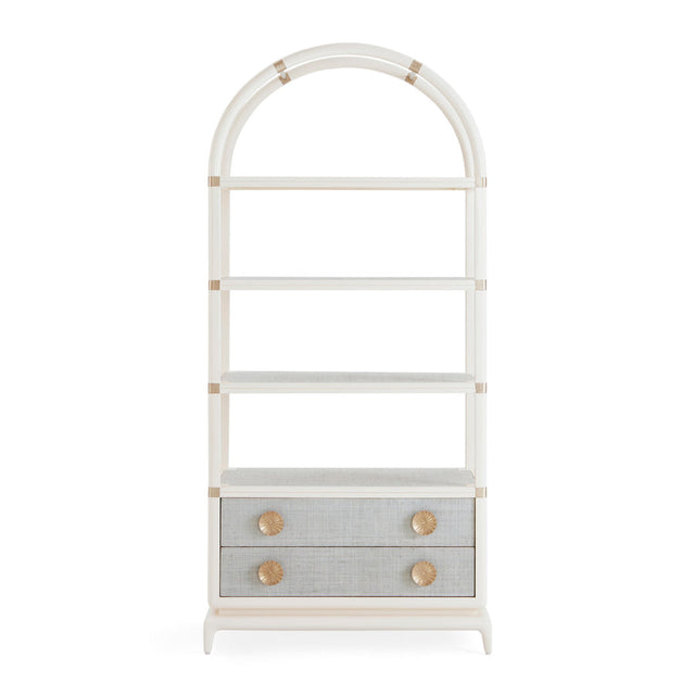 Arched Mahogany Shelf Cabinet | Jonathan Adler Siam | Oroa.com