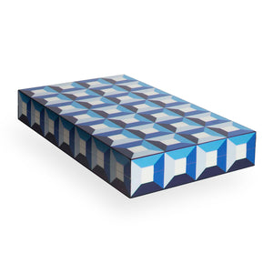 Geometric Patterned Backgammon Set | Jonathan Adler Sorrento