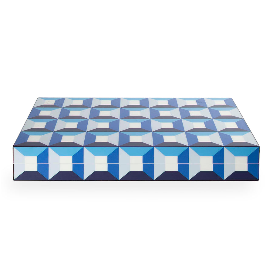 Geometric Patterned Backgammon Set | Jonathan Adler Sorrento