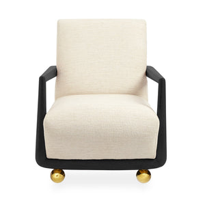 Golden Orb Leg Club Chair | Jonathan Adler St. Germain | Oroa.com