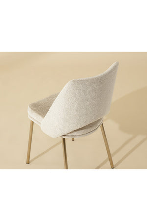   Modern European furniture - Cutout-Back Fabric Dining Chairs (2) - www.oroa.com | Oroa.com