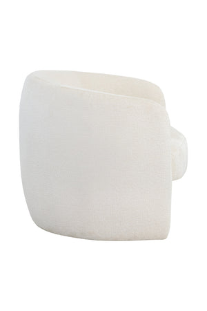   Modern European furniture - White Curved Lounge Chair - www.oroa.com | Oroa.com