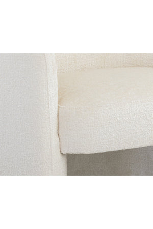   Modern European furniture - White Curved Lounge Chair - www.oroa.com | Oroa.com