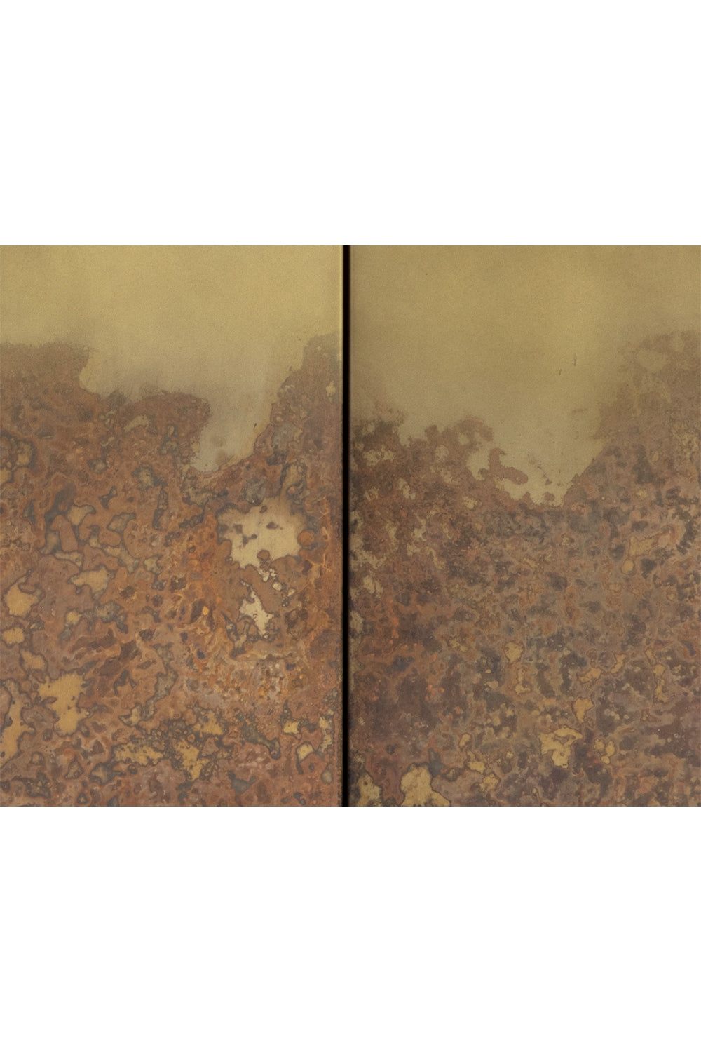   Modern European furniture - Antique Brass Patina 4-Door Cabinet - www.oroa.com | Oroa.com