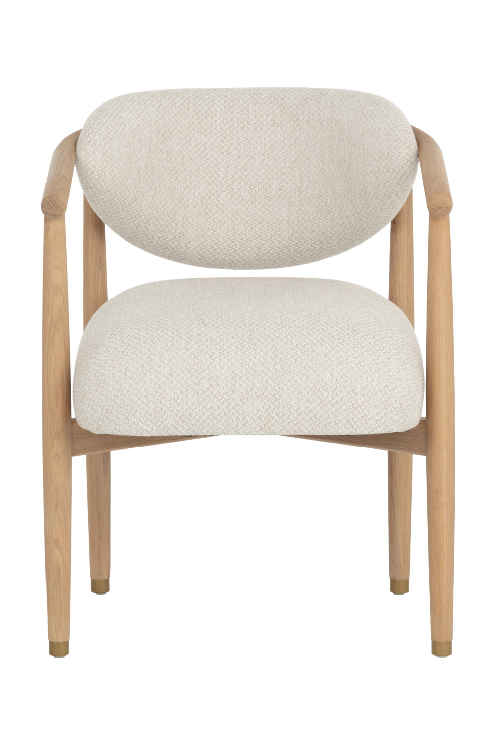   Modern European furniture - Round Oak Frame Dining Armchair - www.oroa.com | Oroa.com