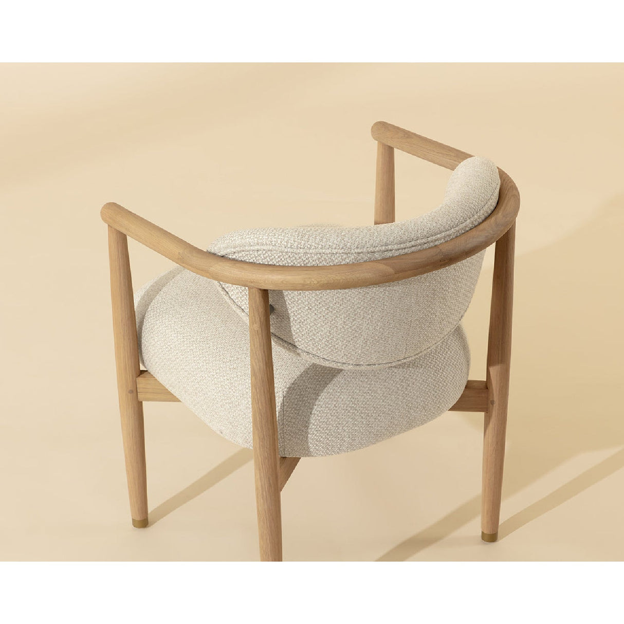   Modern European furniture - Round Oak Frame Dining Armchair - www.oroa.com | Oroa.com