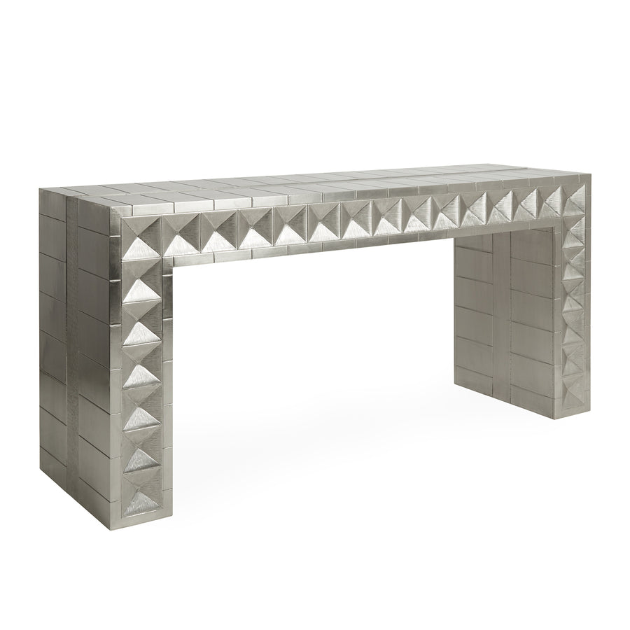Nickel-Plated Console Table | Jonathan Adler Talitha | Oroa.com