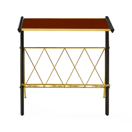 Angled Leg Magazine Side Table | Jonathan Adler Trocadero | Oroa.com