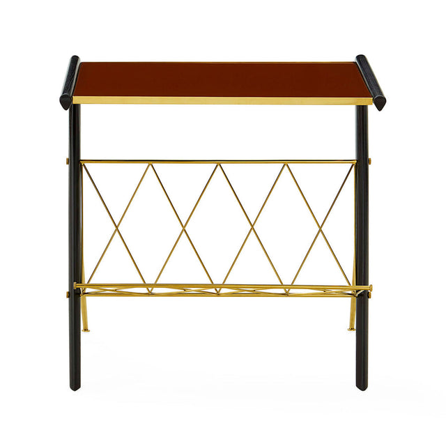 Angled Leg Magazine Side Table | Jonathan Adler Trocadero | Oroa.com