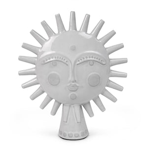 White Porcelain Decorative Object | Jonathan Adler Utopia Sun | Oroa.com