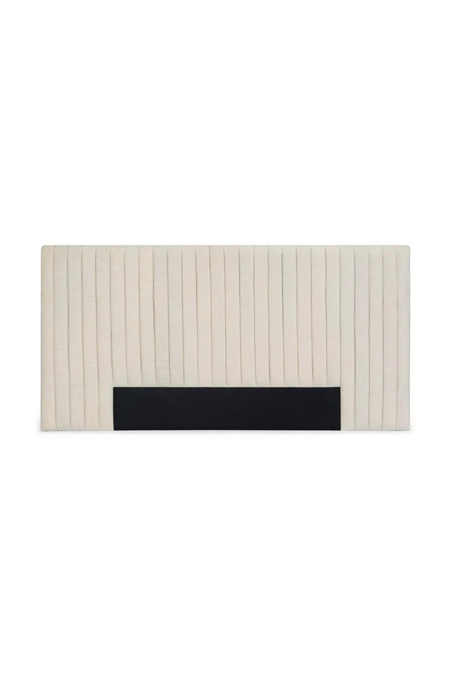 Cream Channeled King Headboard | NV Gallery Mr Big | Oroa.com