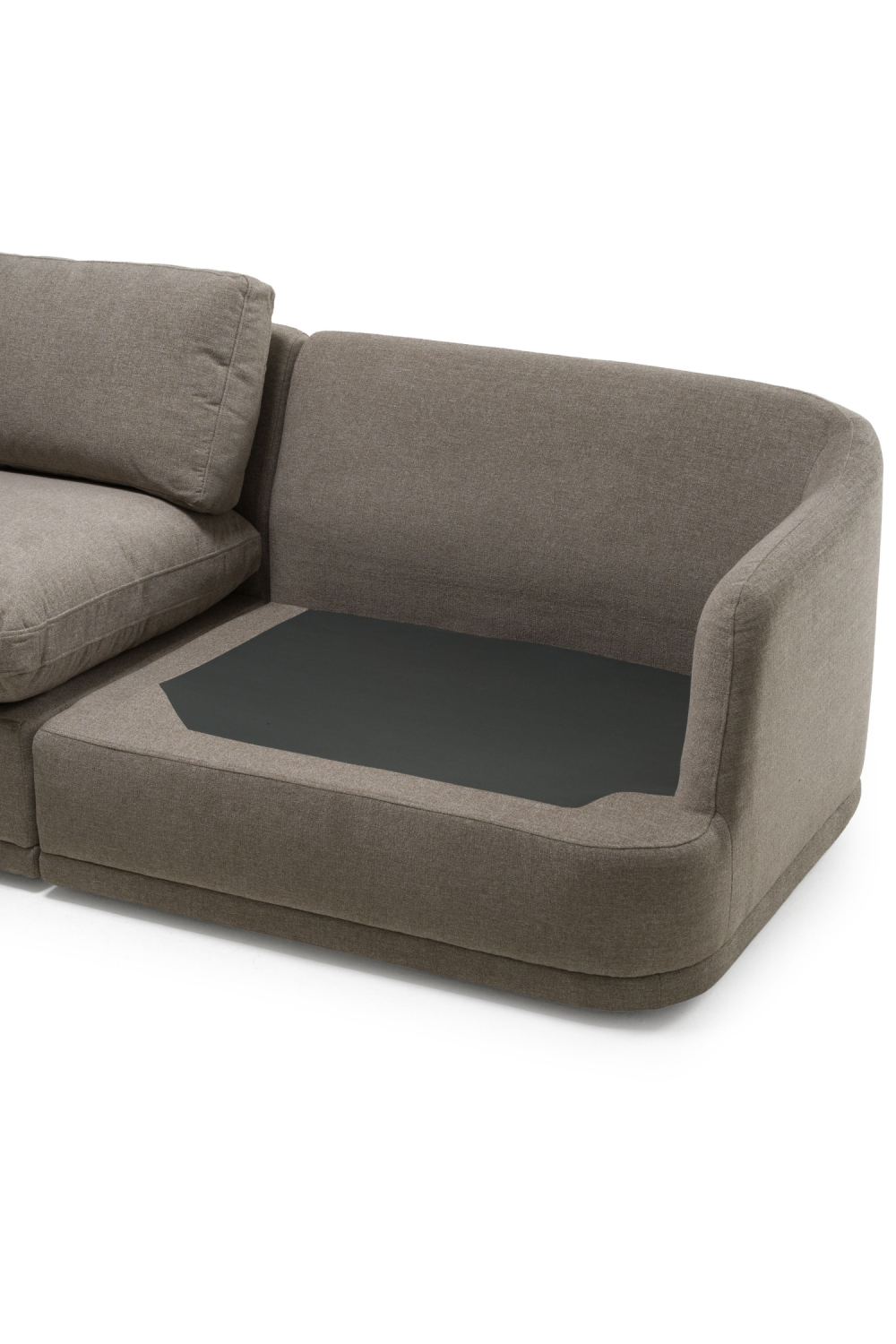   Gray Fabric Sectional Sofa | Oroa.com