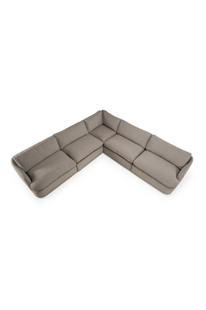   Gray Fabric Sectional Sofa | Oroa.com
