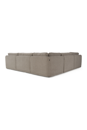   Gray Fabric Sectional Sofa | Oroa.com