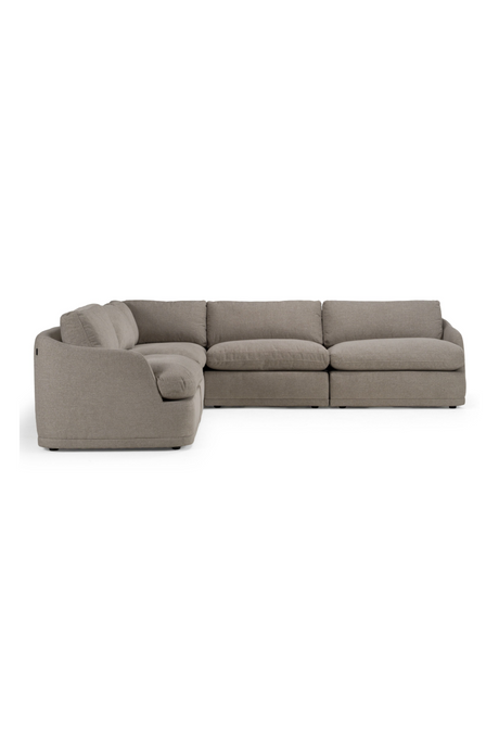   Gray Fabric Sectional Sofa | Oroa.com