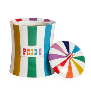 Multicolored Porcelain Canister | Jonathan Adler Vice Pride | Oroa.com