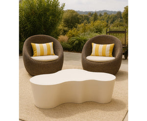 white coffee table outdoor - www.oroa.com
