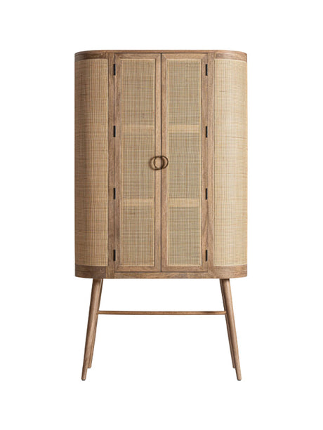 Wooden cabinet with rattan doors - vical home - www.oroa.com
