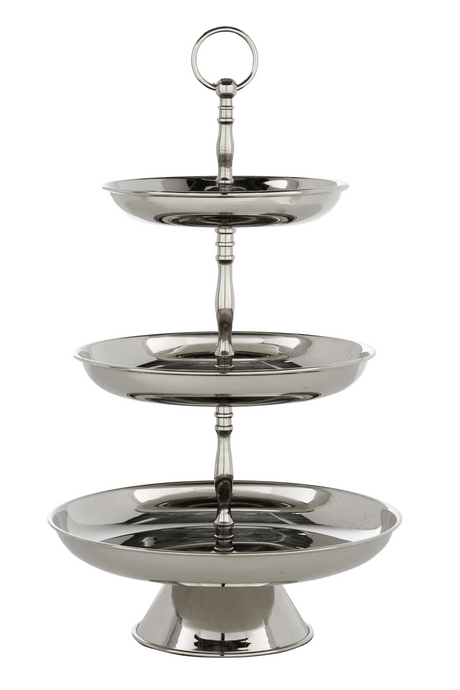 Silver Triple Cake Stand | Eichholtz Oriole | OROA