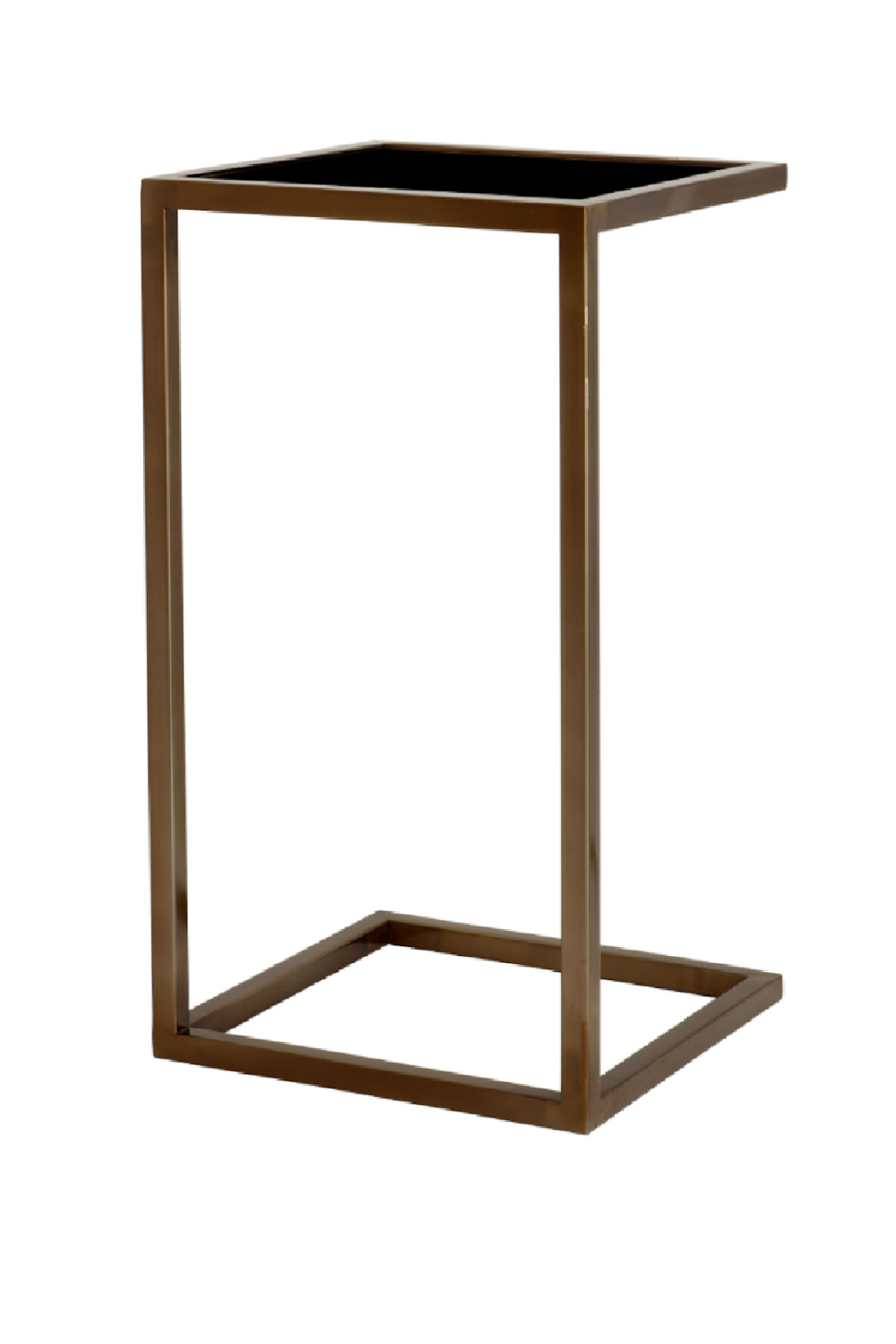 Black Glass Side Table | Eichholtz Galleria | OROA