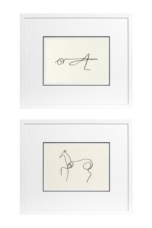Grasshopper and Horse Print (Set of 2) | Eichholtz Picasso | OROA