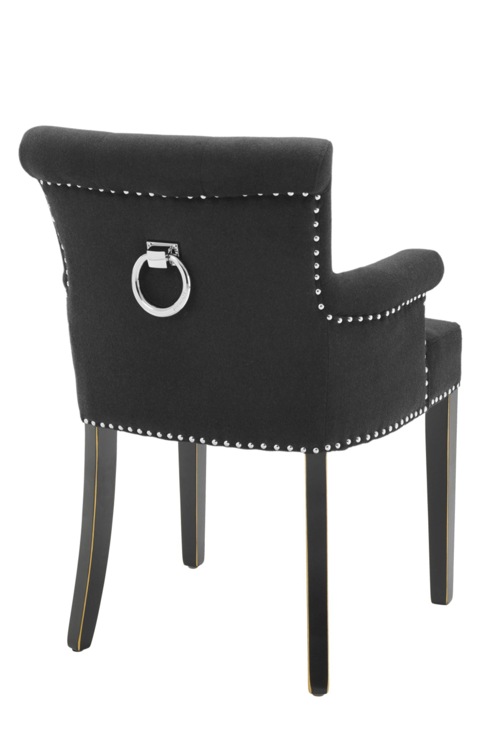 Black Cashmere Dining Wingchair | Eichholtz Key Largo | Oroa.com