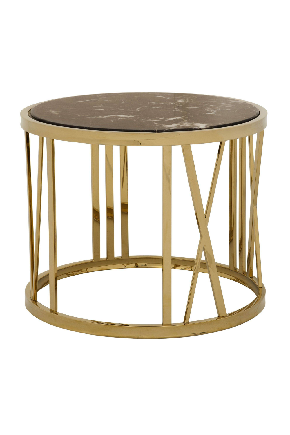 Round Gold Side Table | Eichholtz Baccarat | OROA
