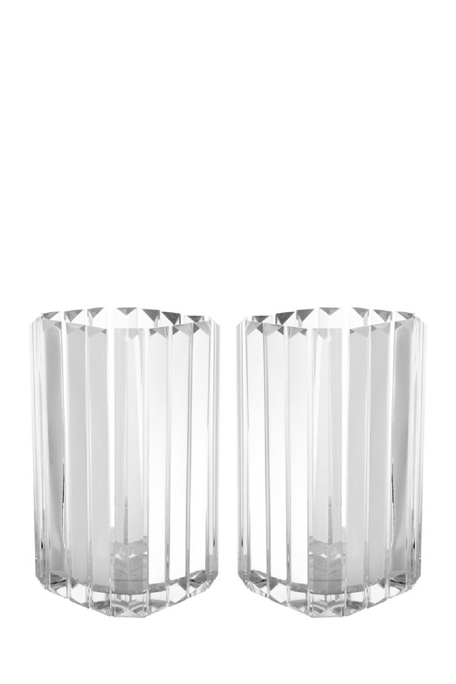 Glass Candle Holder (set of 2) | Eichholtz Howell | OROA