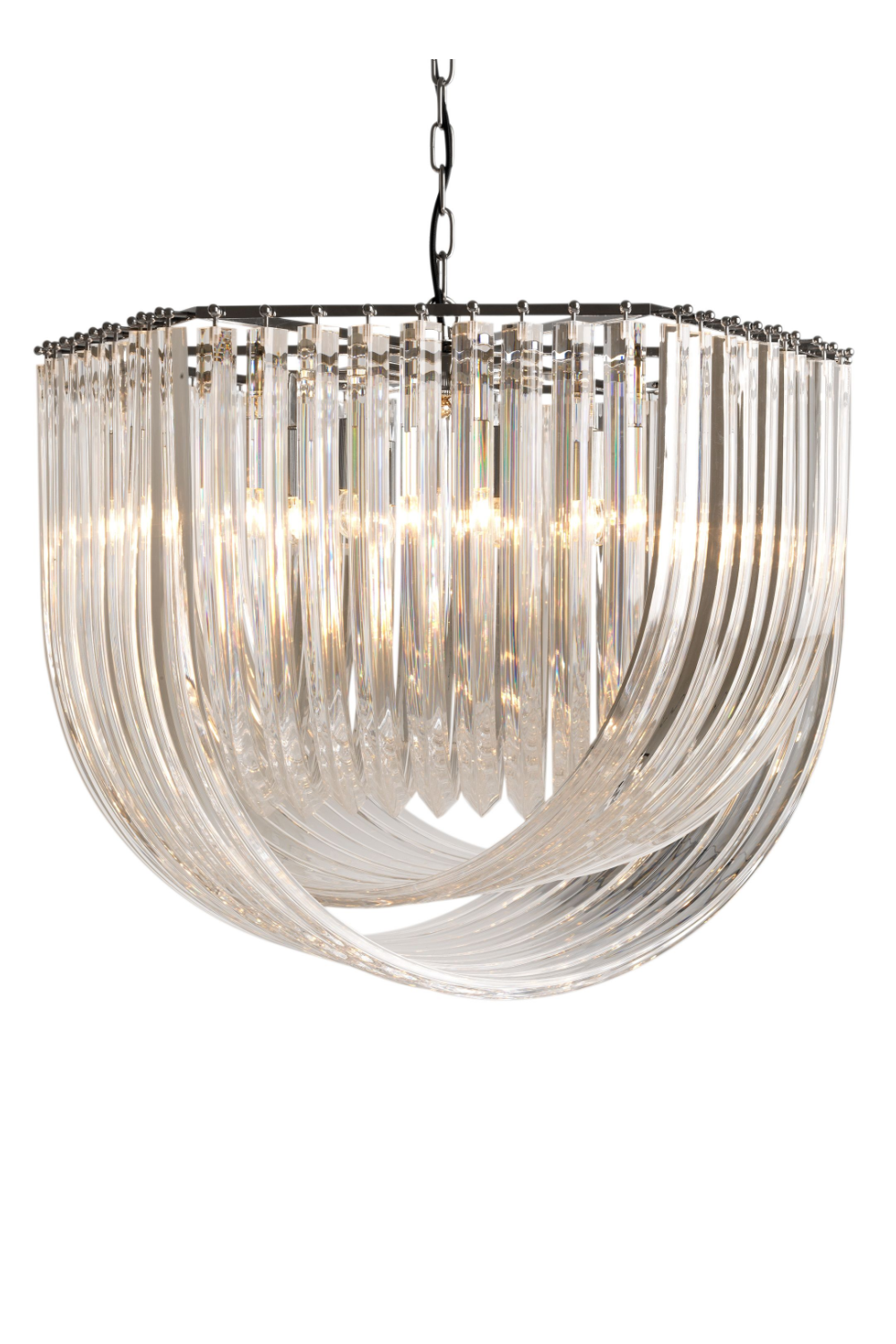 Lucite Loop Chandelier | Eichholtz Hyeres  | Oroa.com