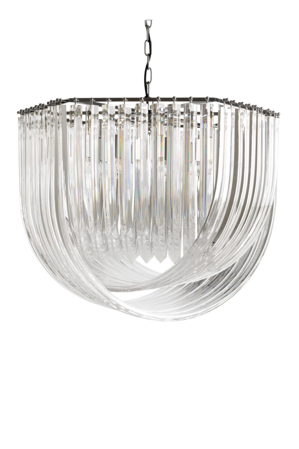 Lucite Loop Chandelier | Eichholtz Hyeres  | Oroa.com